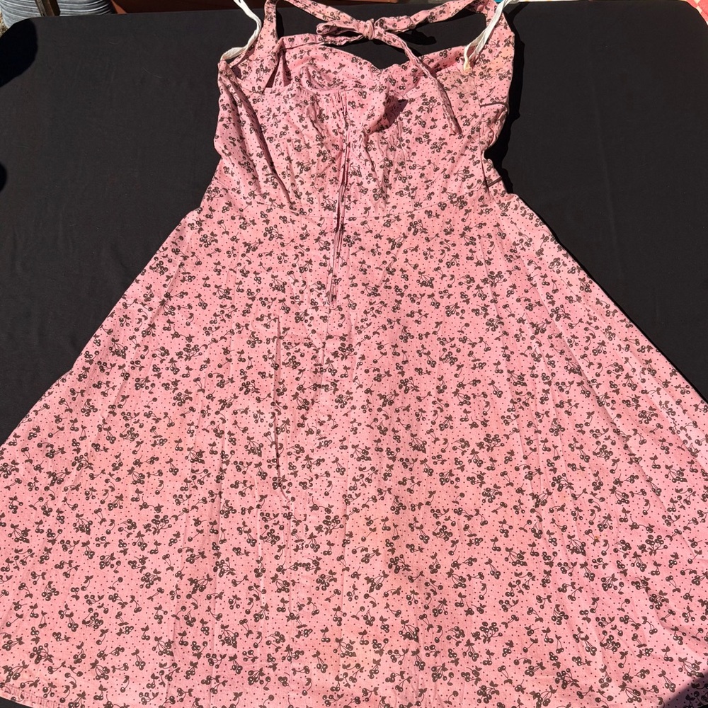 Vintage Ruby Rox Pink Floral Sundress